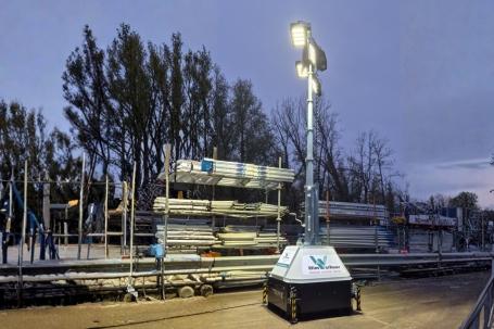 Lampadaire de chantier - WimVerhuur